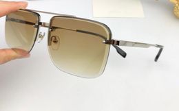 6041 Nieuwe mode-zonnebril met UV 400-bescherming voor mannen en vrouwen Vintage speciaal vierkant half frame populaire topkwaliteit 9742604