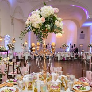 60 cm / 100 cm) Stand de fleurs en métal haut de gamme haute table de mariage haut de gamme Gol Table maître maître