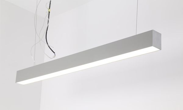 Livraison gratuite 60 cm 20 w haute qualité encastré monté en surface suspendu lumière LED linéaire plafonnier prix usine