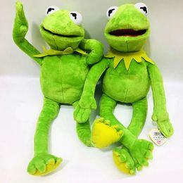 60 cm = 23.6 inch De Muppets KERMIT KIKKER knuffels handpop Pluche Baby Jongen Speelgoed voor Kinderen Verjaardagscadeau 240328