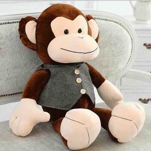 60 cm/24 nuevo enorme mono grande animales de peluche juguetes de peluche muñeca regalo