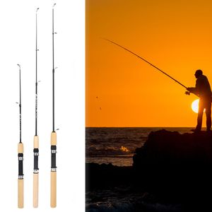 75 cm de longueur Portable crevette glace canne à pêche Portable léger matériel de pêche leurre cannes outils de pêche Pesca