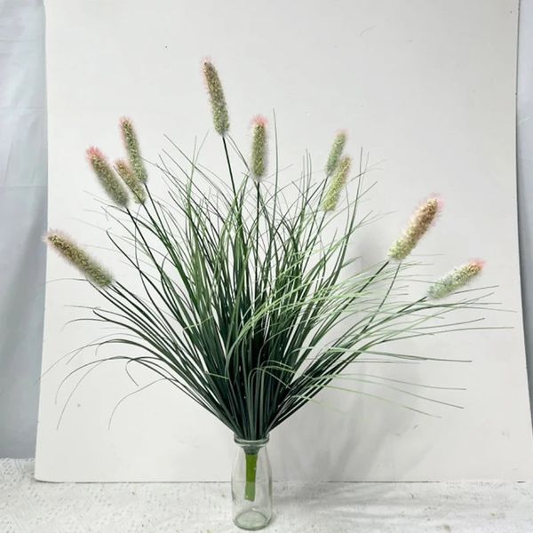 60 cm Plantas artificiales falsas Flor Cebolla verde Hierba para Navidad y año Habitación Jardín al aire libre Decoración de ramas de árboles 240127