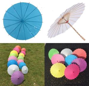 60 cm Chinese JapanSePaper Parasol Paper Umbrella for Wedding Bridesmaids Party Favors Summer Sun Shade Kid Size7352468