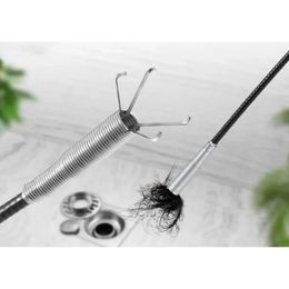 Herramientas de alcantarillado de la tubería de primavera de 60 cm, dragado de cabello, barras de drenaje de limpieza herramientas de limpieza de removedoras para el hogar del fregadero de la cocina