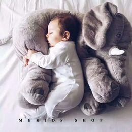 60 cm super grand dessin animé éléphant en peluche doux enfants confort oreiller pour accompagner poupée endormie journée des enfants gi 240113