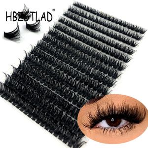 60d80d vision des cils 100280 paquets de cils naturels 3d volume de russe outils de maquillage de cluster individus lashes 240423