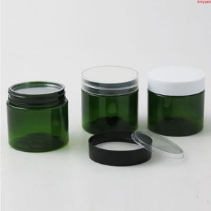 60 g lege reis groene huisdier crème fles potten 2oz navulbare cosmetische verpakking met plastic deksels witte zwarte dop 50pcshigh qualtity dectw