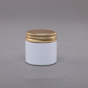 60g Vider Blanc PET Crème Bouteille Pots Conteneurs 2 oz Blanc Emballage Cosmétique avec couvercles F2435 Xgjsx