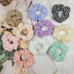 Vintage scrunchies Fashion Hairband Hair -touw voor paardenstaarthouder Elastische haarbanden Sweet Ties Hairs Accessoires