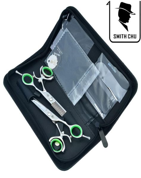 Tijeras de corte Smith Chu JP440C de 60 pulgadas y 55 pulgadas, kits de tijeras para adelgazar, tijeras para el cabello, tijeras de rotación de 360 grados para barberosLZS09043375