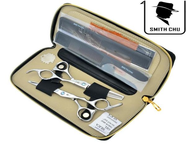 60inch Smith Chu JP440c Cisteaux de cheveux ciseaux de coiffure de coiffure Salon professionnel coupure de cisaillement d'amincissement pour la maison ou le salon7091118