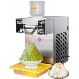 Máquina de afeitar de hielo coreana, máquina de afeitar de hielo con cono de nieve comercial, 60kg/H