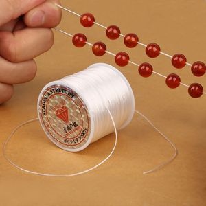 60 m/rouleau élastique perles fil bijoux bricolage perles cordon Bracelet Bracelet collier cheville fil élastique