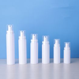 60 ml 100 ml 150 ml huisdier lege plastic reizen witte flessen make -up remover reiniging spray flessen verpakken 100 van