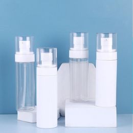 60 ml 100 ml blanc désinfectant pour les mains vaporisateur cosmétique voyage rechargeable soins de la peau bouteilles de lotion en plastique avec pompe Uegdj Psetl