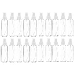 60ml 2oz Clear Fine Mist Mini Spray Flessen met Atomizer Pumps- voor Essential Oils Travel Perfume Bulk Draagbare Make PP / Pet Hervulbaar