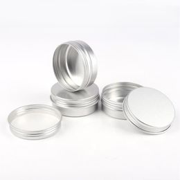 60 ml lege aluminium cosmetische containers dozen POT LIP BALM ALUMINIUM JAR TIN VOOR CREAMS ZALT Hand Cream verpakking VKKQW Atith