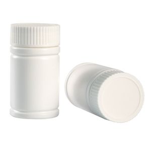 60 ml Vide Pilule Emballage Bouteilles Portable Blanc Rond PE En Plastique Poudre Médicament Titulaire Tablette Conteneur Cas pour Pharmacie Vitamines