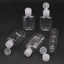 60 ml plastic fles draagbare gel huisdier watervrij hand sanitize pakking flessen transparant