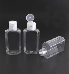 60 ml Plastique Plastic Hand Dasizer Gel Bottle Savon Liquide Liquide Bouteille transparente Bouteille Travel Claide8952401