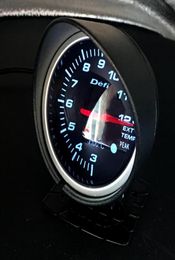 60 mm 25 inch defi BF -stijl racemeter auto uitlaatgastemperatuurmeter met rood wit licht ext temp sensor3893927