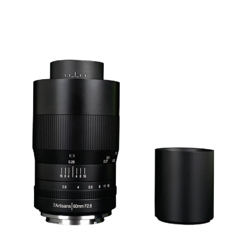 60mm F2.8 1:1 Magnification Macro Lens Manual Focus APS-C Mirrorless Camera Lens for Fuji X-Mount XS10 X-E4 X-T10 X-T20 X-T3 X-T4 Sony Canon EOS-M Micro 4/3 Mirrorless Cameras