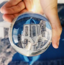 60 mm Rare Clear K9 Crystal Ball Sphere Balles en verre cristallin pour la balle de la pographie pour décoration de maison4118919