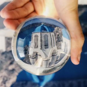 Boule de cristal K9 claire et Rare de 60mm, sphère de verre, boule de pographie pour la décoration de la maison, 265H