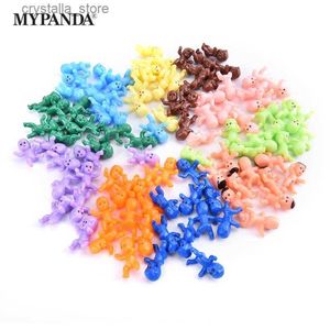 60Pcs 1 Inch Mini Plastic Baby Kids Toys Small Toys Figurine Angel Doll 10 colors L230518