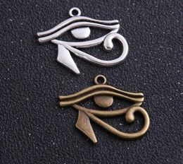60pcs 2632 mm à deux couleurs Rah Egypte Eye of Horus Egyptian Charms Pendants for Collier Bracelet Bijoux Making5039199