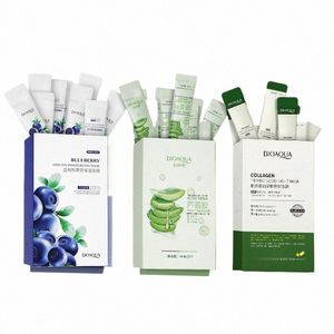 60pcs BIOAQUA Collagène Slee Masques faciaux Soins du visage Hydratant Raffermissant Masque Visage Beauté Produits de soins de la peau du visage z7tl #