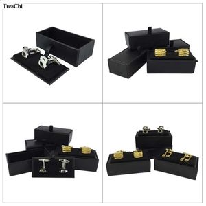 60 pièces boutons de manchette noirs coffret de rangement boutons de manchette pour hommes étui de rangement de bijoux boutons de manchette paquet d'affichage boîte-cadeau étui cadeau d'anniversaire 240122