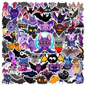 60 stuks cartoon vleermuis stickers schattige dieren graffiti stickers voor doe-het-bagage laptop skateboard motorfiets fiets stickers