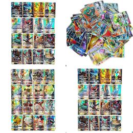 60 unids completo GX versión francesa Paquete de tarjetas 60 Mega Tarjeta de juguete Prare Boite de Games Toys Set Cartoon G1125 Drop Entrega DHC3Y
