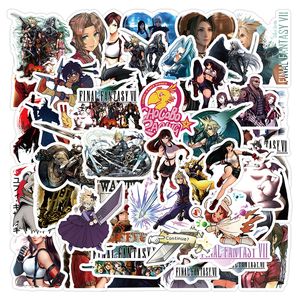 Autocollant Final Fantasy jeu FF1, 60 pièces, Graffiti, jouet pour enfants, Skateboard, voiture, moto, vélo, vente en gros