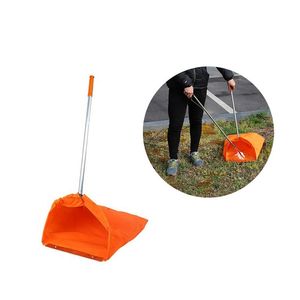 60 stks Opvouwbare Aluminium Pole Garbage Pick-up Long Reach Helping Portable Cleaning Laptop Dustpan Can Corner Home Gardon Cleaner Tools ZA0874