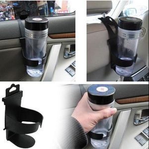 Auto drinkhouder Universal Black Door Side Back Cup Voertuig Deuren Deuren Monteren Drinks Flesjes Cups Holders Stand gereedschap gereedschap