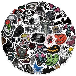 60 PCS Halloween Party Graffiti Autocollants Pour Skateboard Voiture Ordinateur Portable Ipad Vélo Moto Casque PS4 Téléphone Enfants Jouets DIY Stickers Pvc Valise Décor