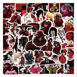 60 stcs Hellsing esthetische vinylsticker set voor plakboeking, journaling, laptops, skateboards water flessen auto motorfietsen fiets duurzame PVC -stickers