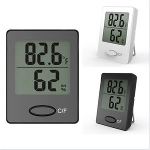 60 stks Indoor Mini Digitale Display Elektronische Thermometer Hygrometer Woonkamer Hygrometer Groot Scherm Hoge Nauwkeurigheid