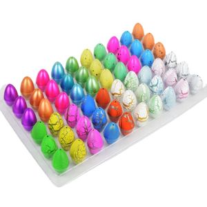 60 pcs feestbenodigdheden creatief educatief speelgoed voor kinderen opblaasbare magische luiken dinosaurus eieren voegen water paas interessant geschenk lk212