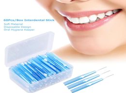 60PcsBox choix de fil dentaire recharge brosse interdentaire dents bâton cure-dents fil dentaire pour un nettoyage en profondeur buccal soins de santé 1691831