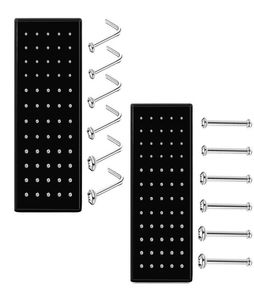 60 pcsset roestvrijstalen neus piercing neusstudies neusring mode body piercing bot stud sieraden wit multolor9478933