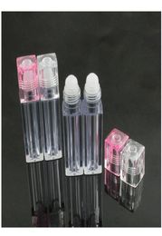 60 piezas de 65 ml de aceite de brillo de labio cuadrados en botella portátil portátil recargable recipiente de maquillaje viales 7064191