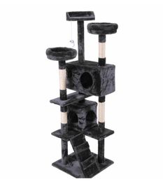 60quot Cat Tree Tower Condo Furniture Scratching Post Pet Ki Qyllxo Packing20105548321