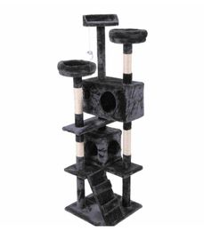 60quot Cat Tree Tower Condo Furniture Scratching Post Pet Ki Qyllxo Packing20109549737