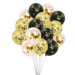 60e anniversaire fête photo cabine d'accessoires de ballons bannières ballons en spirale ornements couronne bandeau bande adulte de 60 ans