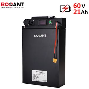 60V 20AH 1000W E-bike Lithium Ion Batterij Pack 16S 1500W elektrische scooter voor Sanyo 18650 cel met metalen behuizing