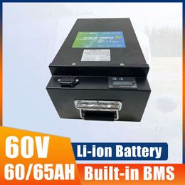 Batterie Lithium-polymère Li-ion 60V, 60ah, 65ah, pour voiturette de Golf, Scooters domestiques, énergie éolienne solaire, longues heures de travail